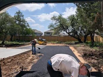 Hot-mix asphalt project by Superior Paving TX