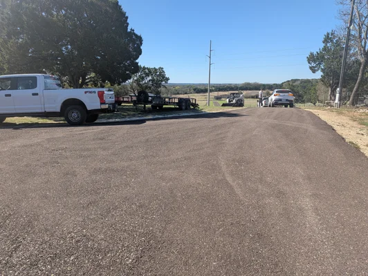 Road base & grading project by Superior Paving TX